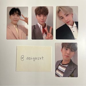 Seungkwan, Vernon, Jeonghan & Mingyu an ode truth photocard set